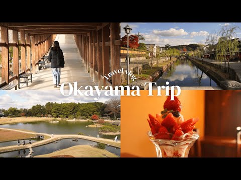 【岡山Vlog】土日+有休1日で行く2泊3日ソウル旅行｜岡山グルメや観光を満喫 ＜岡山城/後楽園/吉備津神社/倉敷美観地区/ももたろう＞