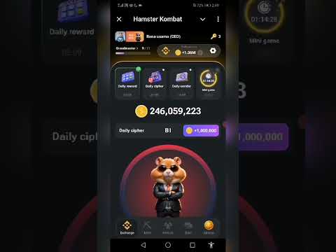 Hamster kombat daily cipher | Hamster kombat withdraw update