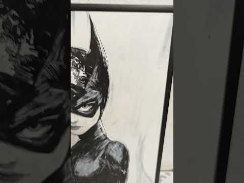 Catwoman Artwork #catwoman #art #drawing #youtubecreatorcommunity