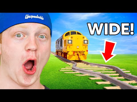 300 MPH Train vs Broken Tracks!