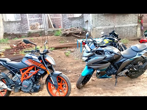 #duke250 vs #yamaha Fezar #fun