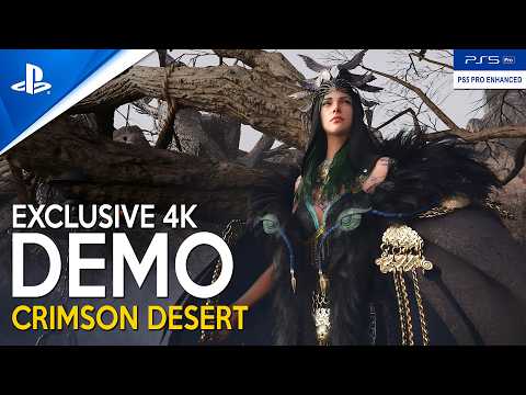 CRIMSON DESERT 4K Boss Fights Demo | Most Ambitious SINGLE PLAYER OPEN WORLD RPG coming to PS5 Pro