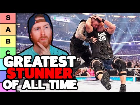 GREATEST STUNNER OF ALL TIME (Tier List)