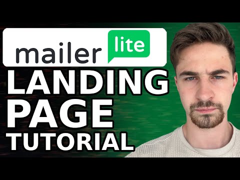 Mailerlite Landing Page Tutorial (2024) | How To Create A Landing Page In Mailerlite