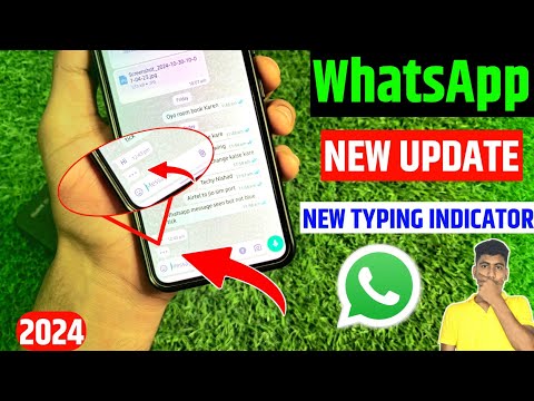 WhatsApp redesigned typing indicator | WhatsApp chat typing bubble | WhatsApp new update