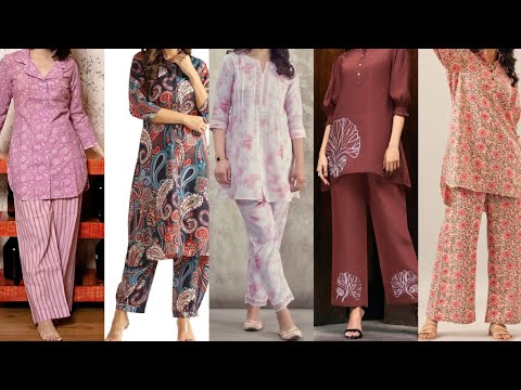 Latest co-ord set designs | co-ord set | Summer outfits for women #trending #fashion #viralvideo