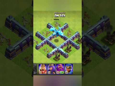 Max Electro dragon vs lvl 2 air defence #clashofclans #reels #gaming #shortsvideo #youtubeshorts