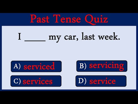 Past Tense Quiz 18: Can You Pass This Quiz?