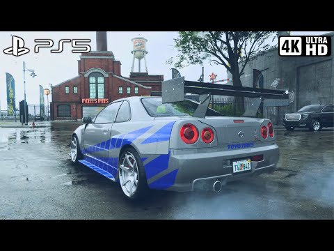 Nissan Skyline GT-R R34 | Need for Speed Unbound Gameplay (PS5 4K 60FPS)