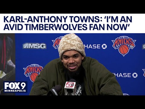 Karl-Anthony Towns: 'I'm an avid Timberwolves fan now'