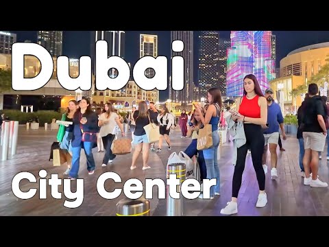 Dubai 🇦🇪 Amazing City Center, Burj Khalifa [4K] Walking Tour