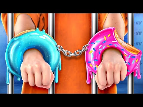 How to Sneak Candy into Jail! Amazing Food Hacks and Funny Situations. Good vs Bad Cop!