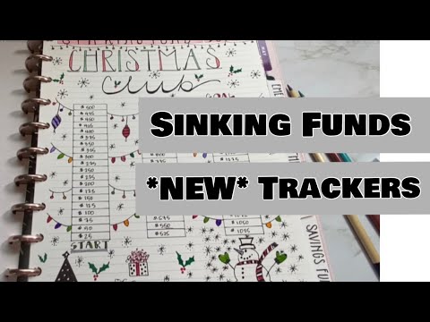 SINKING FUNDS - NEW TRACKER UPDATES - Savings & Progress  Trackers