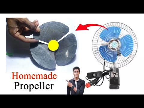 How to make PROPELLER at home (1 type propeller)নিজের বাড়িতে টেবিল ফ্যানের প্রোপেলার তৈরি করুন।