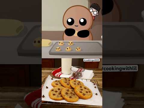 Chocolate chip cookies from the Tubby Nugget Chocolate chip cookies song #shorts