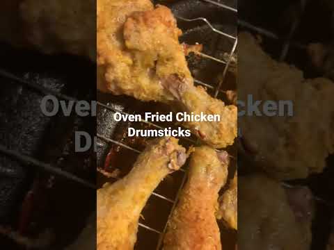 Crispy Oven Fried Chicken #foodie #southerncooking #friedchicken