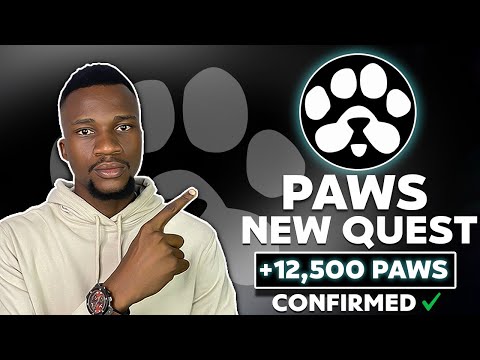 PAWS 🐾 Newest Quest || Claim 6th Milestone NOW || UNLOCKING New REWARDS