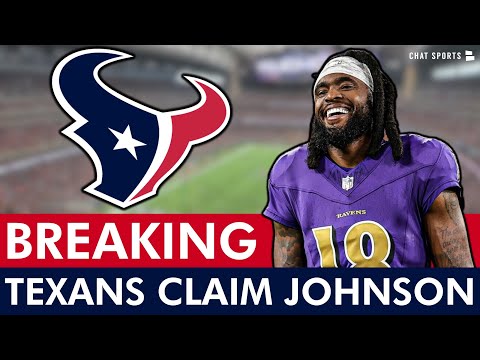 BREAKING 🚨 Texans Signing Former Ravens Receiver Diontae Johnson