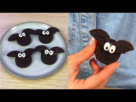 Bat cookies: only 2 ingredients for a spooky sweet treat!