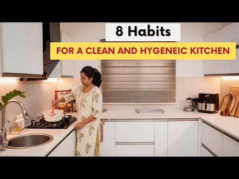 8 Habits for a Clean and Hygienic Kitchen | Kitchen Cleaning Tips