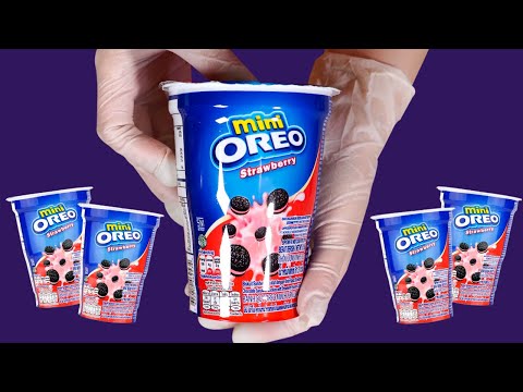 ASMR -Mini Oreo Strawberry to SandWich