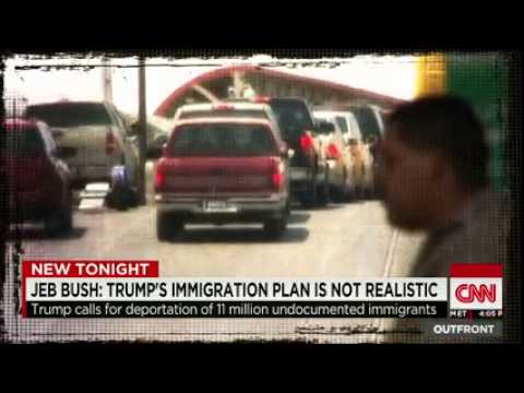 CNN News August 18 2015 Trump  Undocumented immigrants 'have to go'