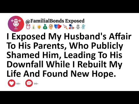 I Exposed My Husband's Affair To His Parents, Who Publicly Shamed Him, Leading To His Downfall While