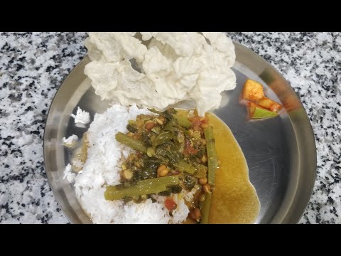 Simple and healthy recipe | Basale soppina sambar | Malabar spinach curry | Basale recipe| 😋