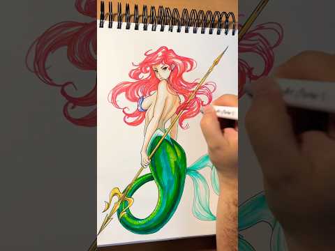 The little Mermaid In my Style #drawing