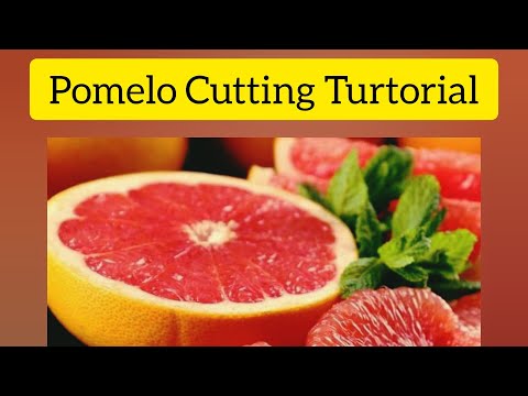 Grape Fruit (Chakotra) Cutting Unique Way | Pomelo Cutting Idea | Fruit Cutting Skills #fruitcutting