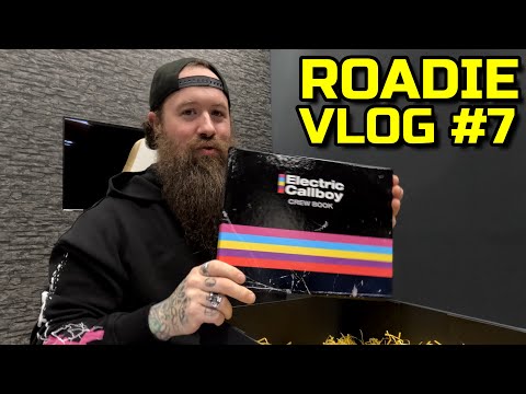 [ROADIE VLOG #7] German Days Off, Opening Boxes, & Some Sad News (Electric Callboy Tour)