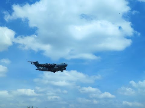 Boeing C-17 Globemaster Landing at HAL Airport | IAF 🇮🇳