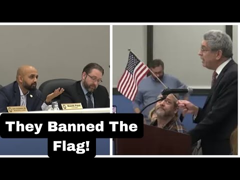 They Banned The Constitution And The American Flag!