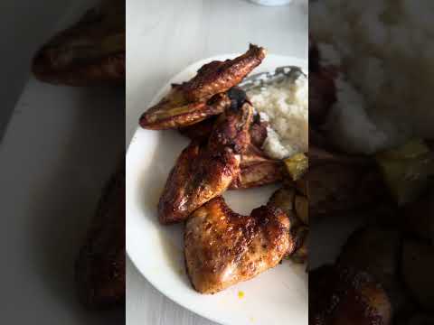 Simple & Quick: Chicken Wings with Veggies