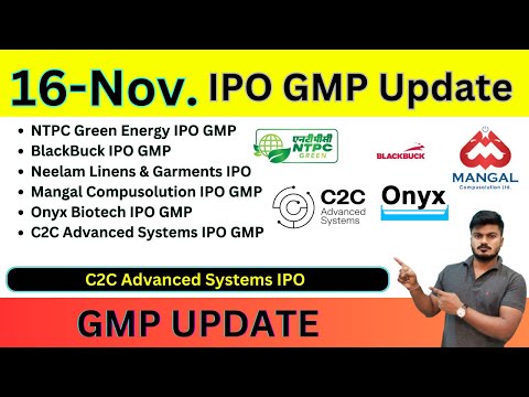 All IPO 06 GMP Today | C2C Advanced Systems IPO GMP | NTPC Green Energy IPO GMP | BlackBuck IPO GMP