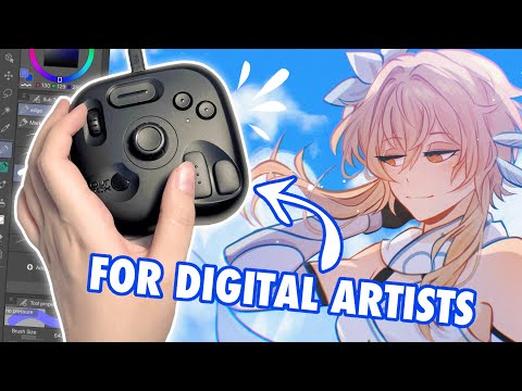 My Fav Editing Controller for Digital Art - TourBox Lite Hands On