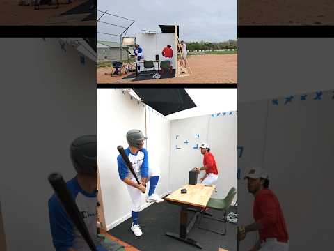 I almost hit him with the Bat 😅 #behindthescene #mlbtheshow