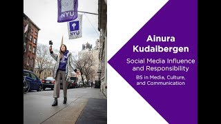 Ainura Kudaibergen: Social Media Influence & Responsibility | Media, Culture & Communication Profile