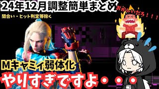 【スト６】モダンキャミィ簡単調整まとめ24.12Ver