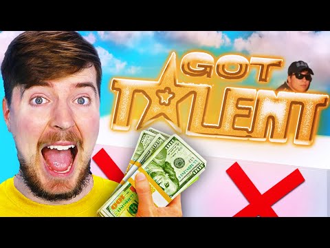 I Hosted A $10,000 Talent Show With MrBeast