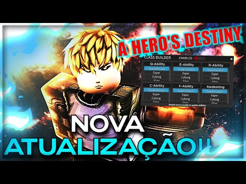 TUDO SOBRE A NOVA ATUALIZAÇÃO do A Hero's Destiny!! New Class!