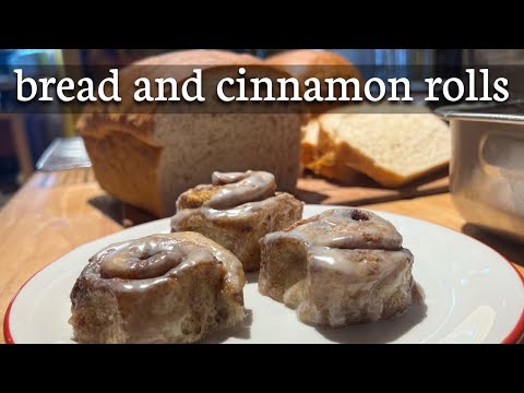 How to make HOMEMADE BREAD AND CINNAMON ROLLS