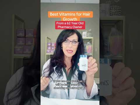 4 of the best vitamins for hair growth from a 62 year old Pharmacy owner who created the best hair