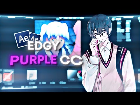 Edgy Purple CC - After Effects AMV Tutorial