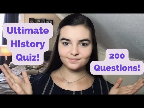 ASMR 200 History Trivia Questions | The Ultimate History Quiz!