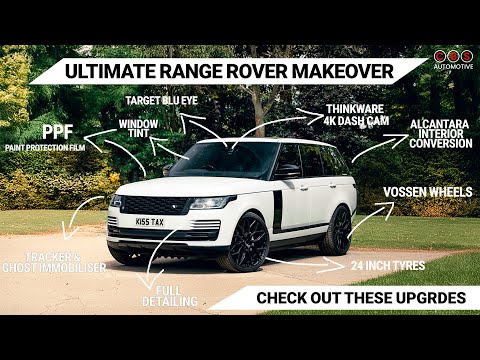 Range Rover Vogue with PPF, Vossen Wheels,Dash Cams, Tracker, Ghost Immobilizer, and Target Blu Eye