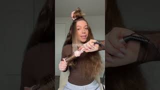 Thermal brush blowout hairstyle tutorial on BIG HAIR #hair #blowout #hairtutorial #hairstyle