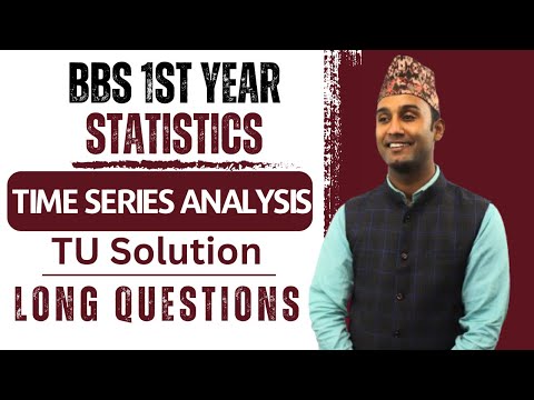 Least Square Method || Time Series Analysis || BBS 1st Year Statistic || TU Long Questions -Gurubaa