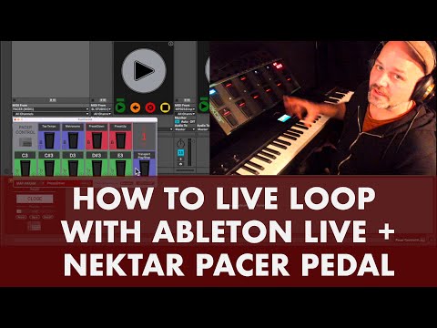 How to loop in Ableton Live with Nektar Pacer and Max for Live