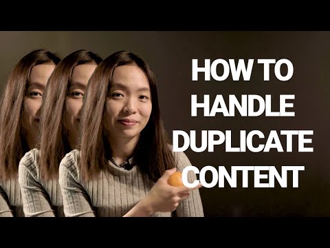 How to avoid content duplication?